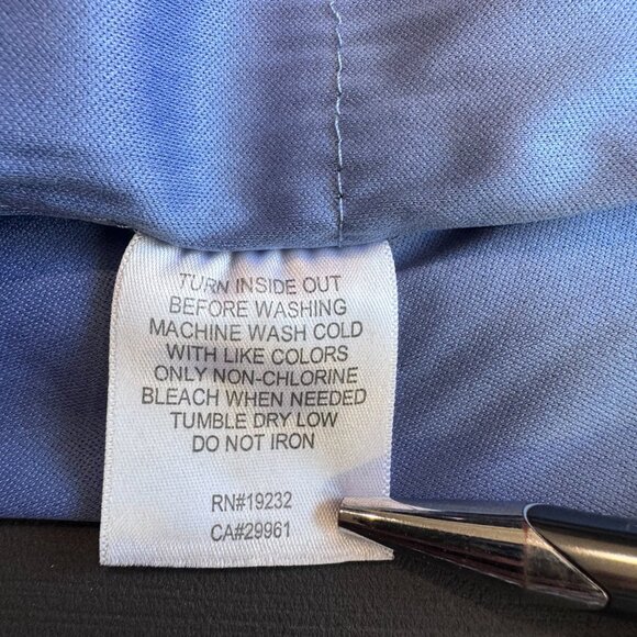 Alfred Dunner Moonlight Blue Tiered Plissé Embellished Gems Bejeweled Top (SZ M) - Picture 10 of 11